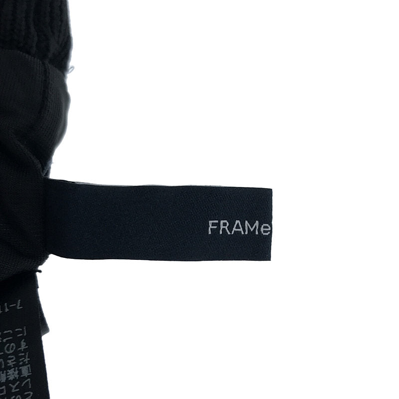 【美品】 Framework / フレームワーク | 2023AW | フェザーラメニットスカート | F | ネイビー | レディース