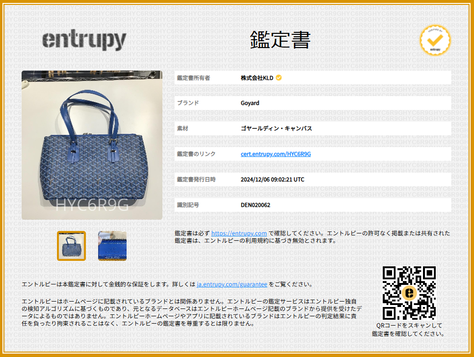 【美品】 GOYARD / ゴヤール | Sac Marie Galante マリー ガラントGM PVCコーディングキャンバス トートバッグ | ブルー | レディース