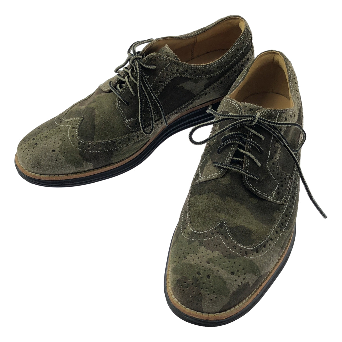 COLE HAAN / コールハーン | スエード レザー ウィングチップ ドレスシューズ 革靴 | 9 1/2 | メンズ