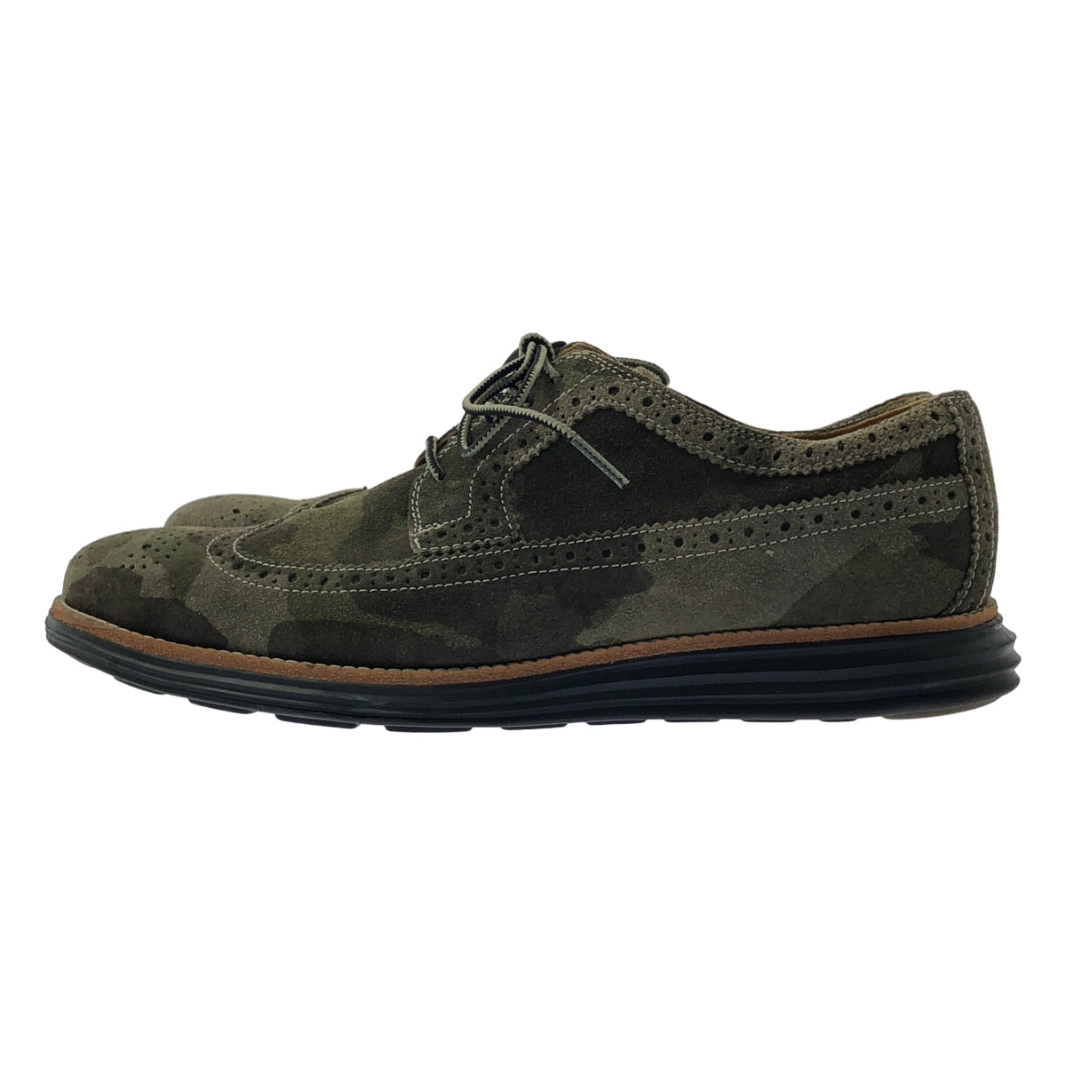 COLE HAAN / コールハーン | スエード レザー ウィングチップ ドレスシューズ 革靴 | 9 1/2 | メンズ
