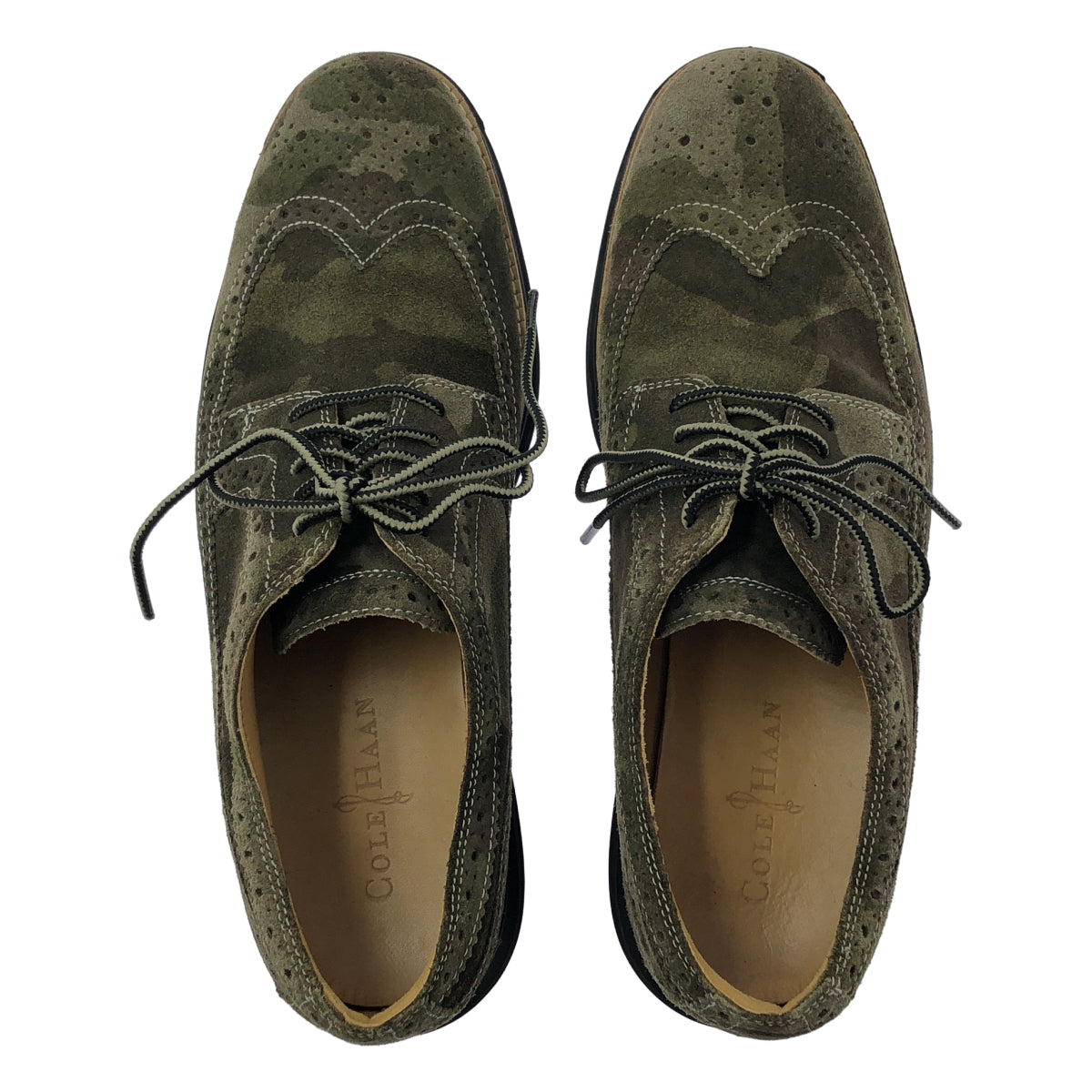 COLE HAAN / コールハーン | スエード レザー ウィングチップ ドレスシューズ 革靴 | 9 1/2 | メンズ