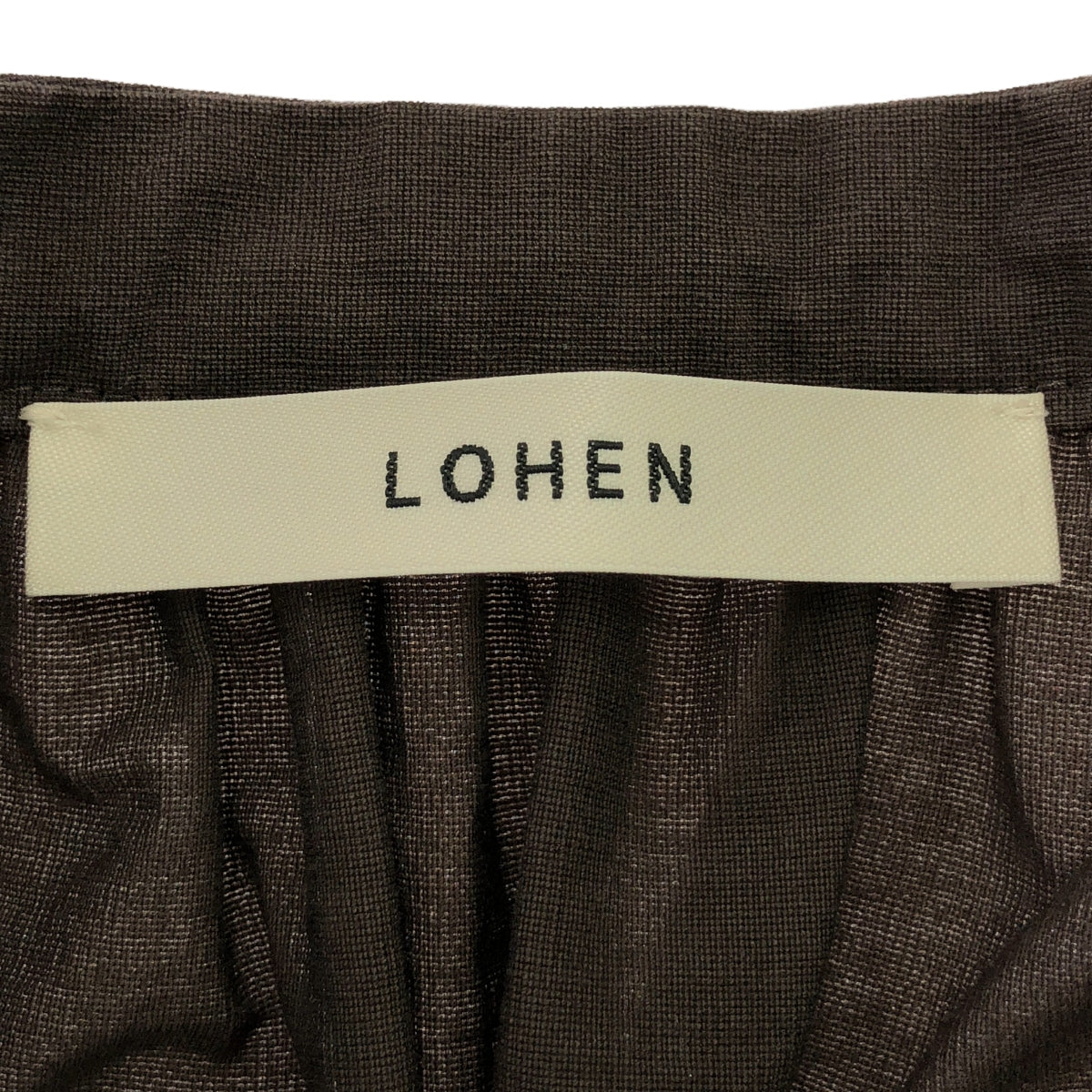 LOHEN / ローヘン | ボウタイ ボリュームブラウス | F | ブラウン | レディース
