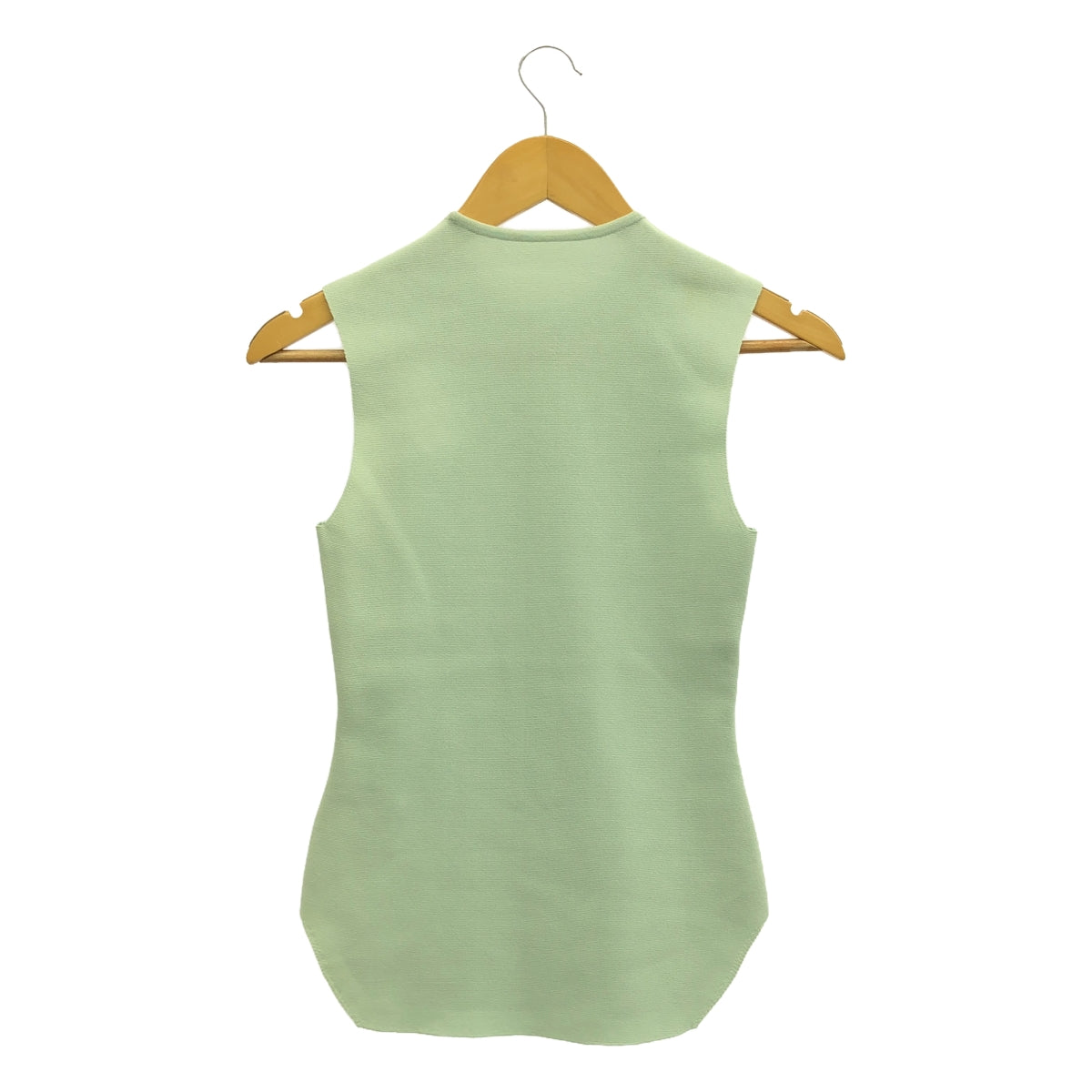 Mame Kurogouchi | 2022SS | Hole Knitted Top | 1 | Mint Green | Women's