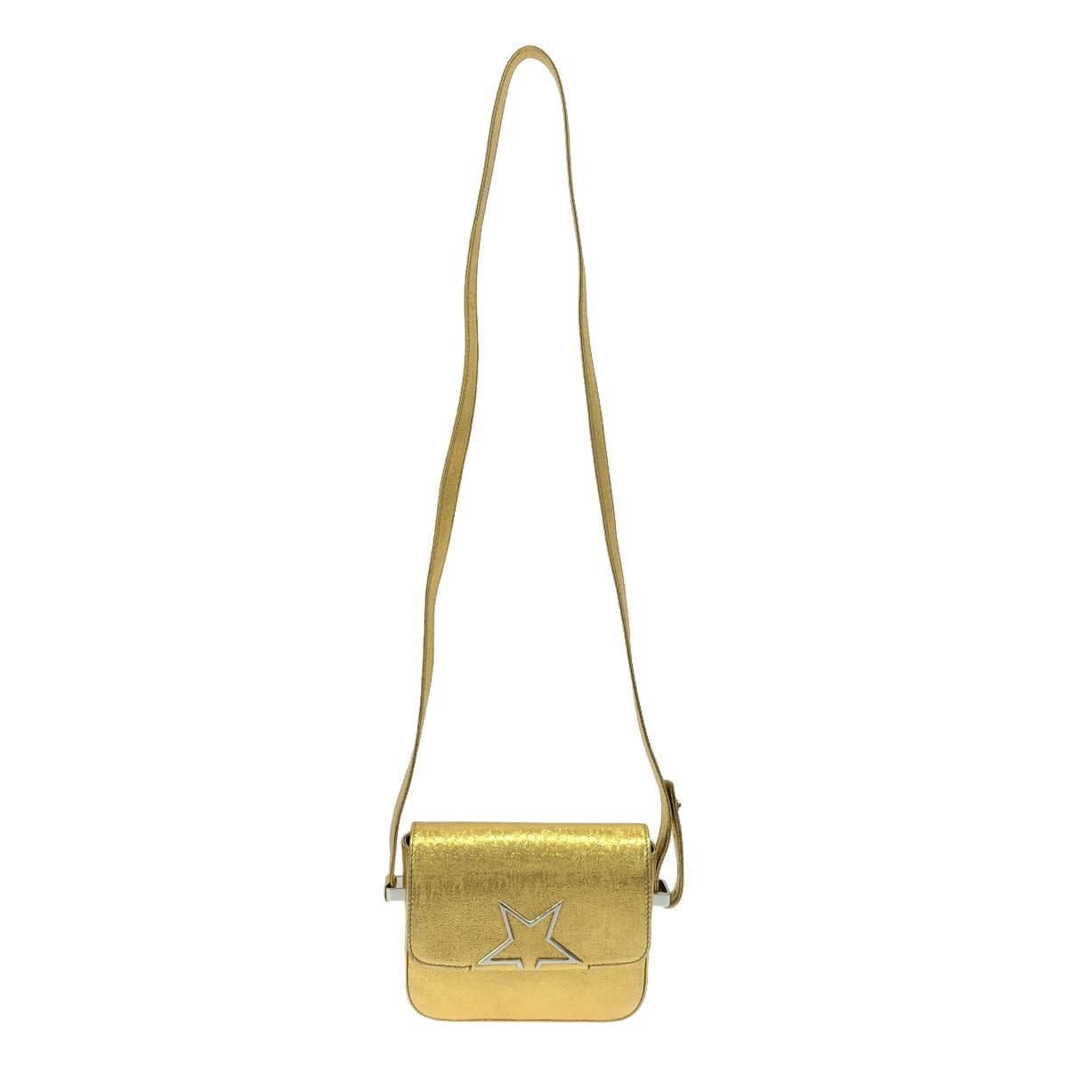 GOLDEN GOOSE | VEDETTE MINI BAG Star motif shoulder bag | Gold | Women's