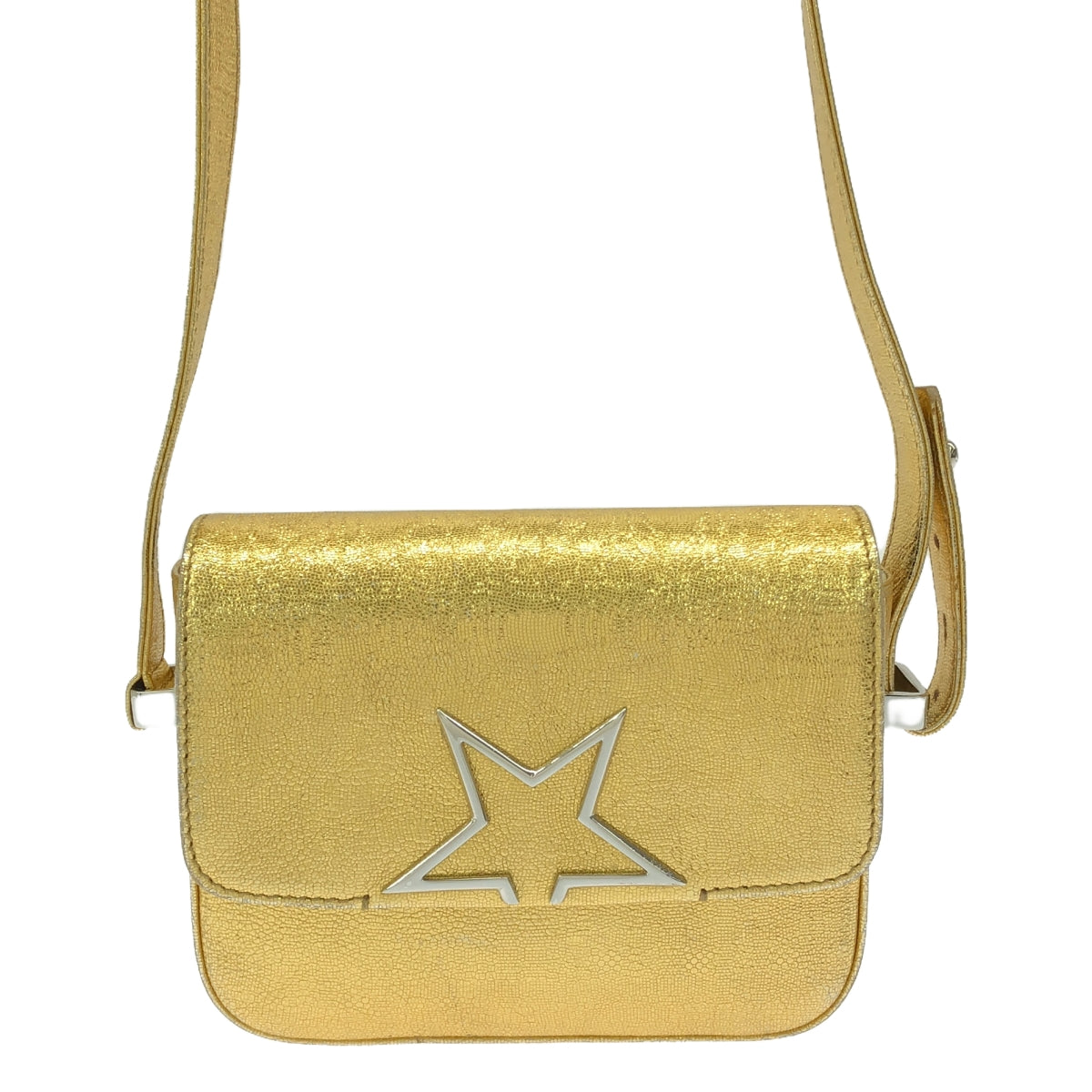 GOLDEN GOOSE | VEDETTE MINI BAG Star motif shoulder bag | Gold | Women's