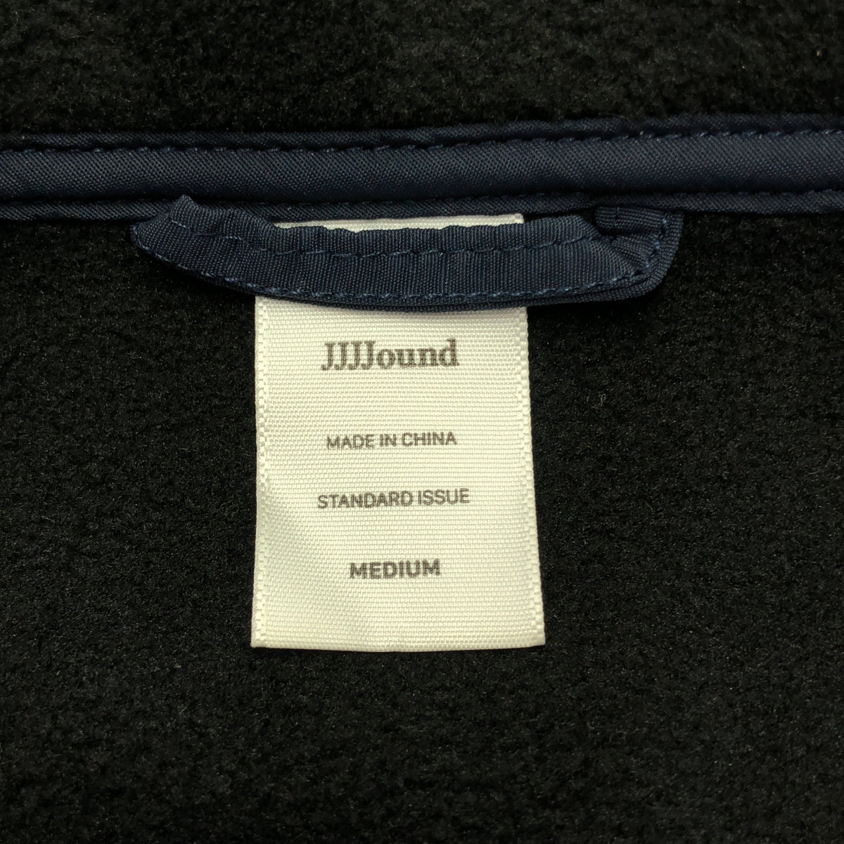 JJJJound / ジョウンド | Camper Polar ハーフスナップ フリース ジャケット | M | ブラック / ネイビー | メンズ