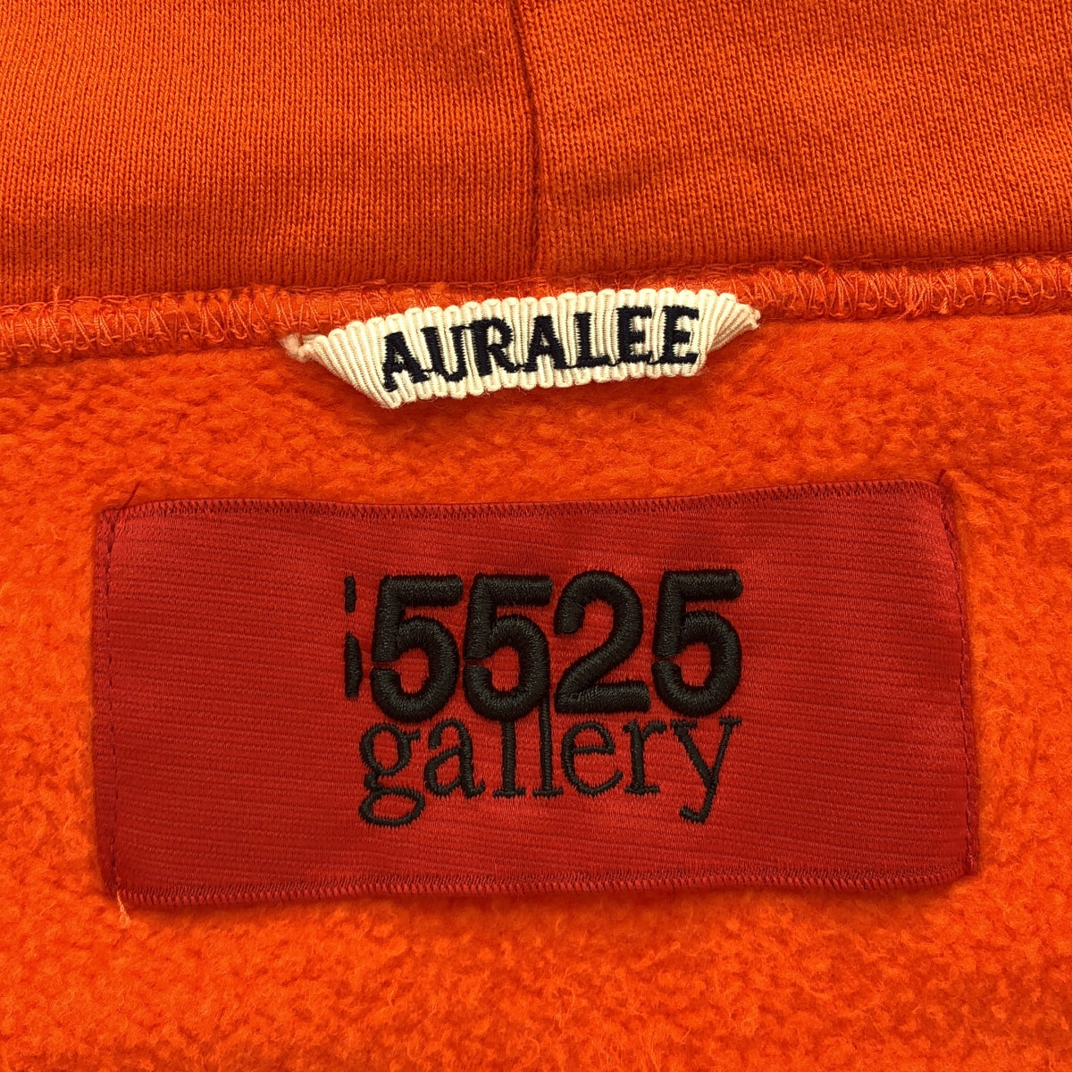 AURALEE / オーラリー | ×5525gallery ジップ パーカー | 3 | オレンジ | メンズ