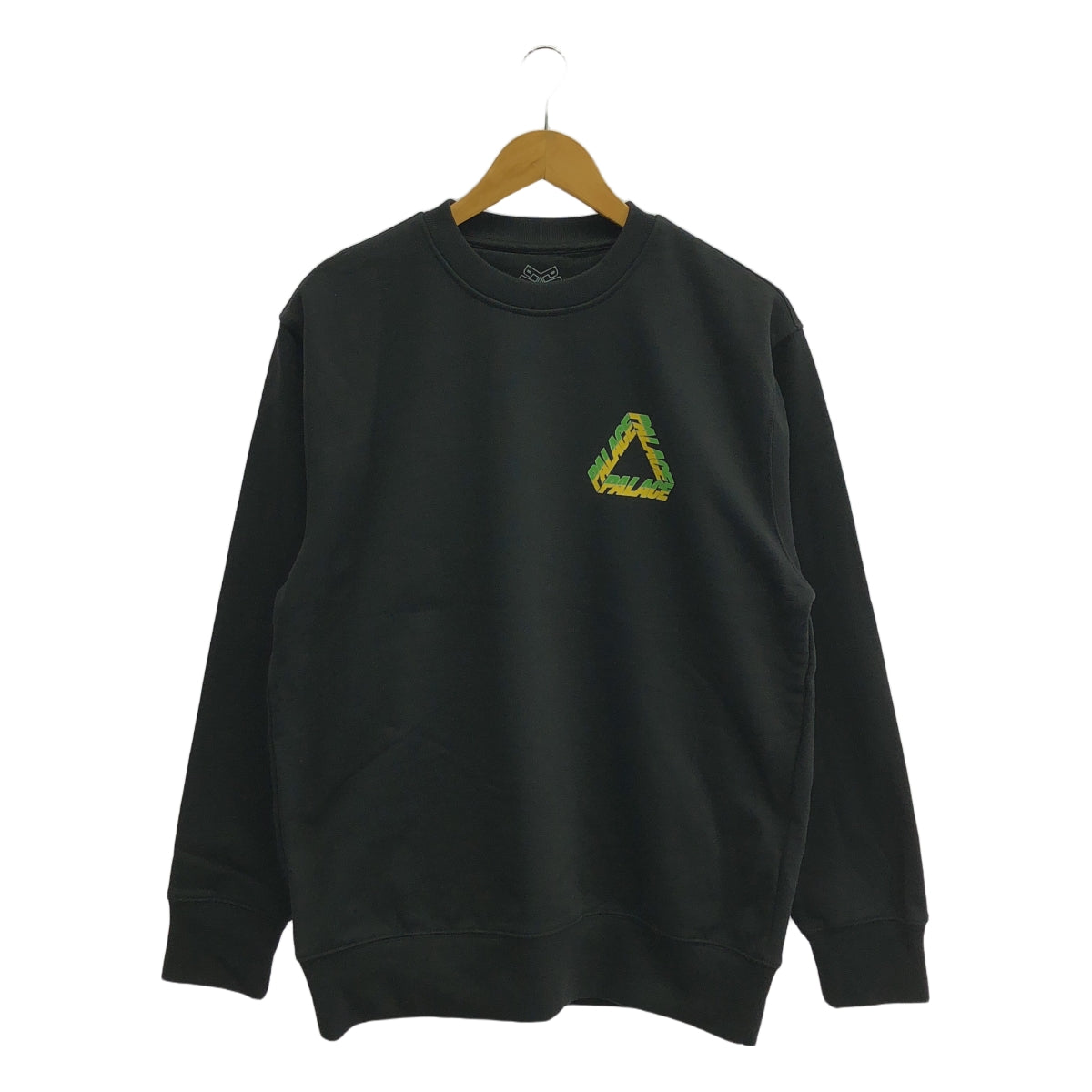 PALACE SKATEBOARDS / パレススケートボーズ | 2019AW | PALACE SPLIT P3 CREW クルーネック スウェット | M | ブラック | メンズ