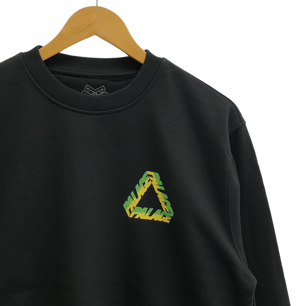 PALACE SKATEBOARDS / パレススケートボーズ | 2019AW | PALACE SPLIT P3 CREW クルーネック スウェット | M | ブラック | メンズ