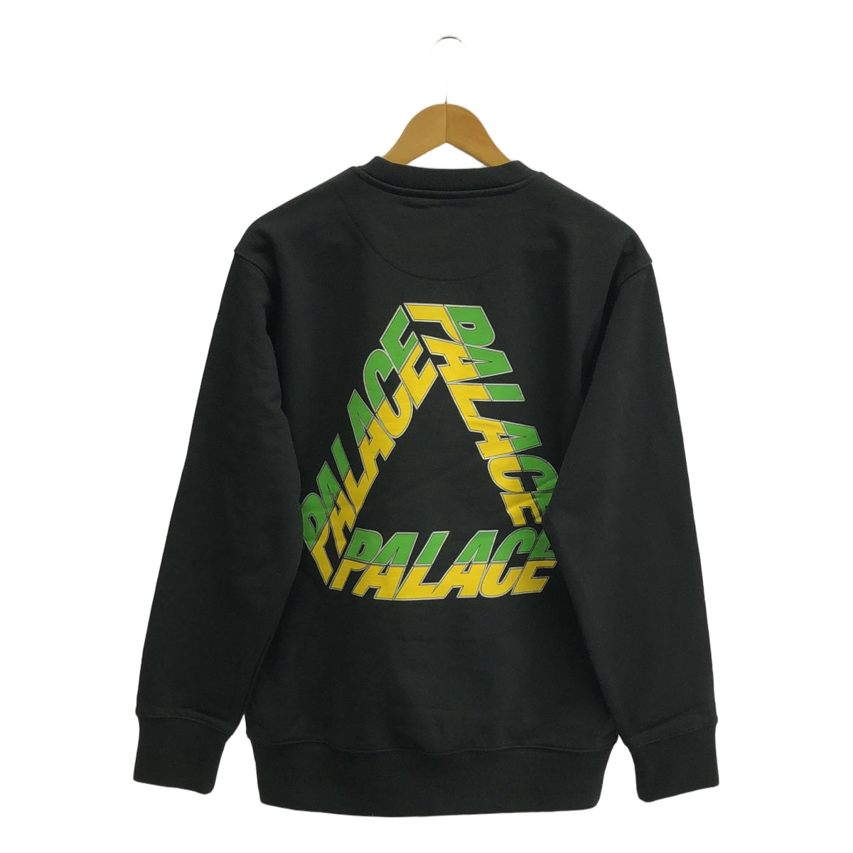 PALACE SKATEBOARDS / パレススケートボーズ | 2019AW | PALACE SPLIT P3 CREW クルーネック スウェット | M | ブラック | メンズ