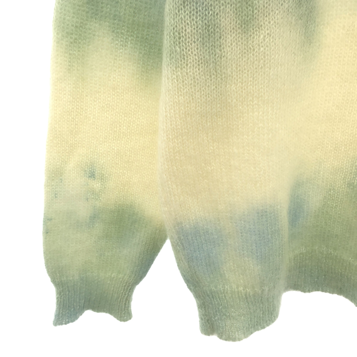 【美品】 AURALEE / オーラリー | 2019AW | MOHAIR TIE DYE KNIT P/O モヘア タイダイ ニット | 1 | ブルー | レディース