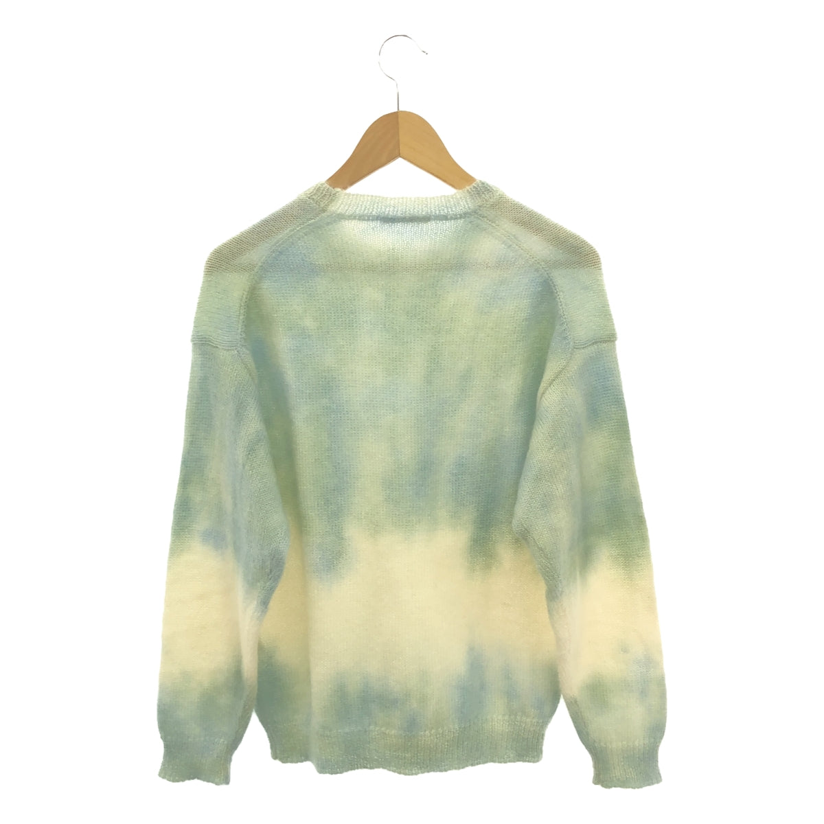 【美品】 AURALEE / オーラリー | 2019AW | MOHAIR TIE DYE KNIT P/O モヘア タイダイ ニット | 1 | ブルー | レディース