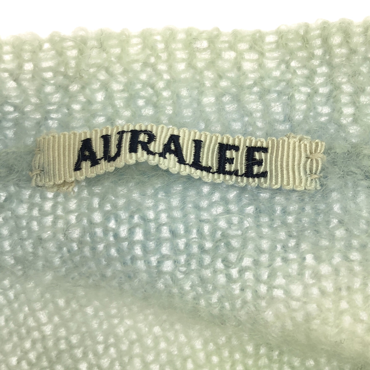 【美品】 AURALEE / オーラリー | 2019AW | MOHAIR TIE DYE KNIT P/O モヘア タイダイ ニット | 1 | ブルー | レディース