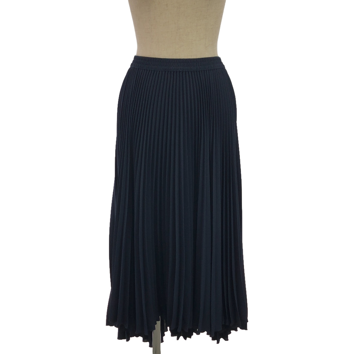 theory / セオリー | PLEAT SKIRT / ボリューム オーバー プリーツ スカート | P | ネイビー | レディース