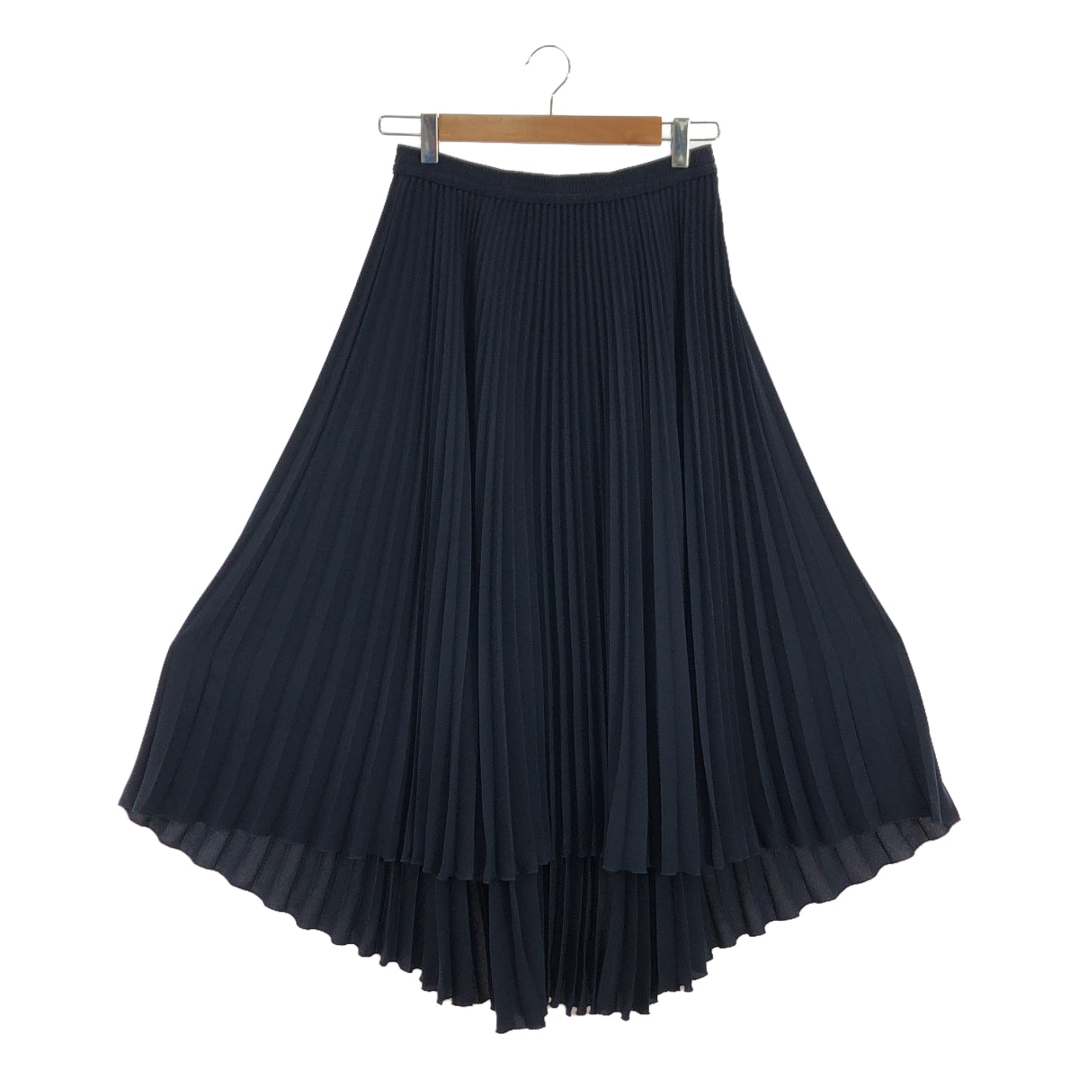 theory / セオリー | PLEAT SKIRT / ボリューム オーバー プリーツ スカート | P | ネイビー | レディース