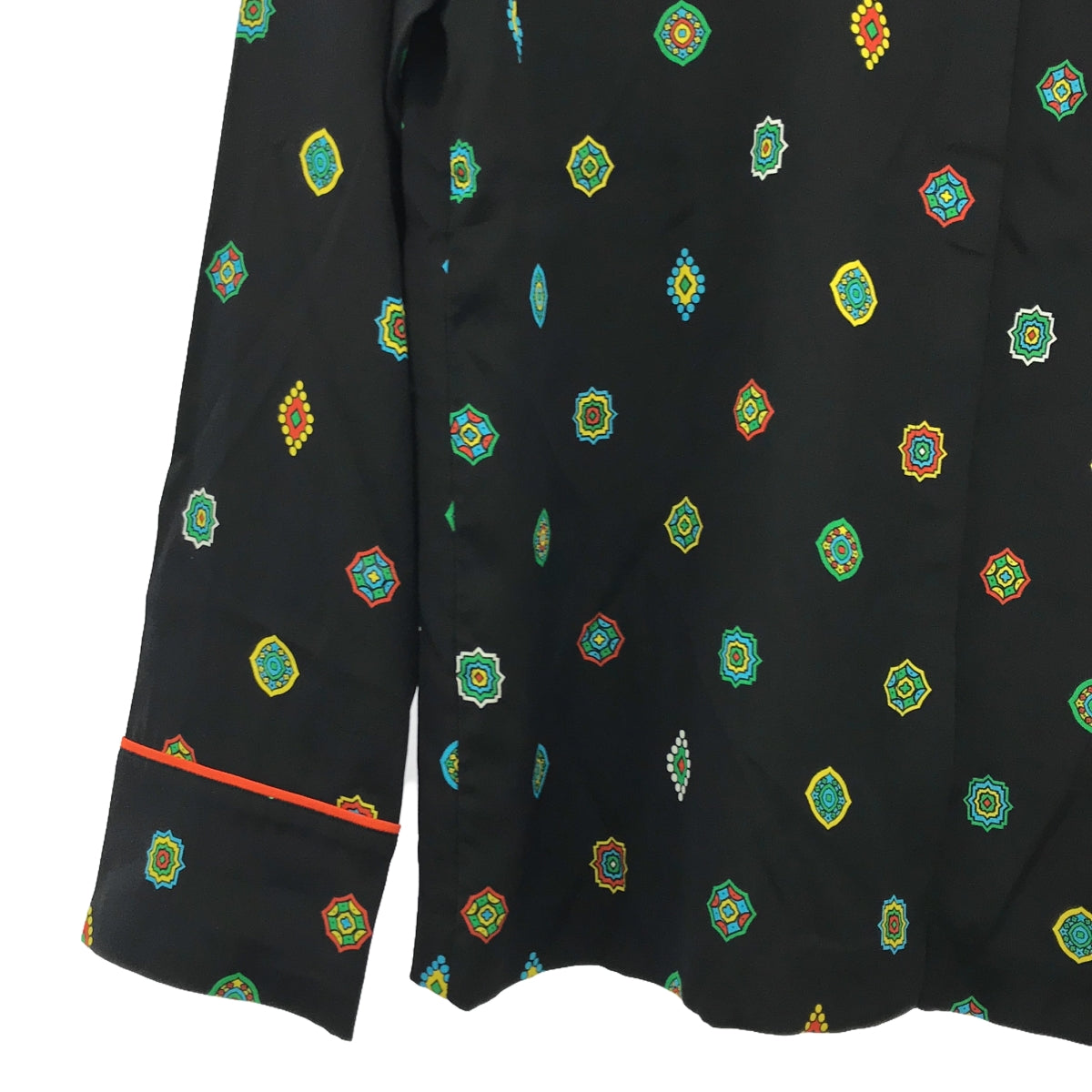 KENZO / Kenzo | ×H&M all-over print pajama shirt | 36 | Black | Women's