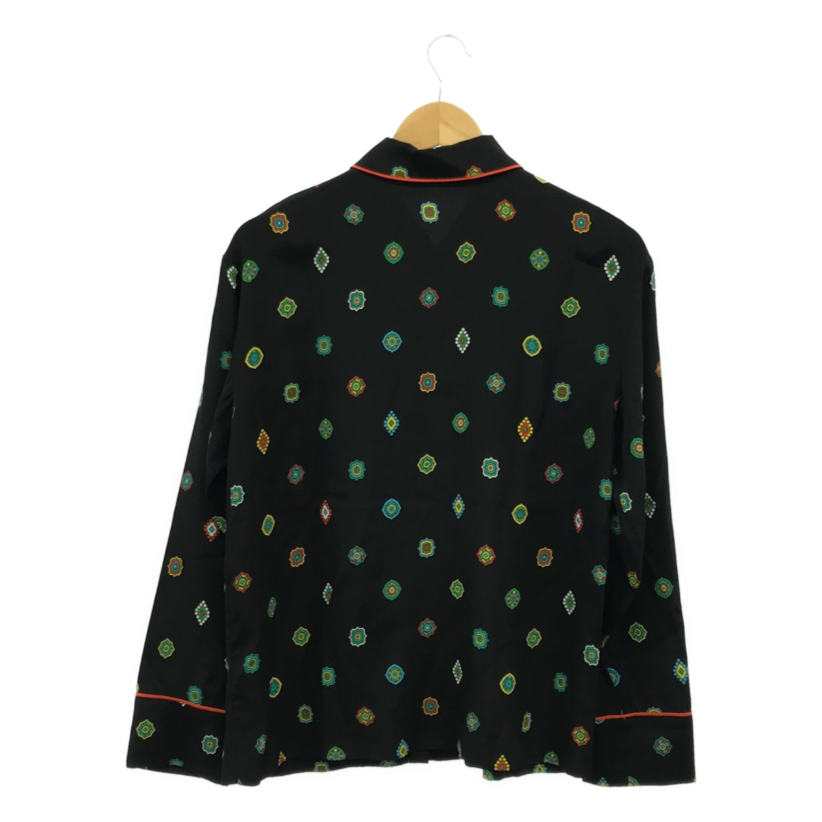 KENZO / Kenzo | ×H&M all-over print pajama shirt | 36 | Black | Women's