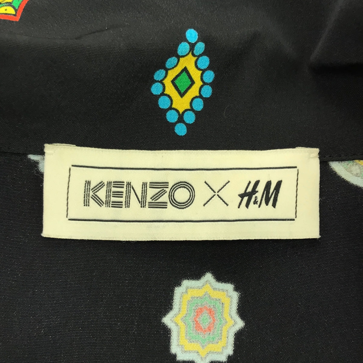 KENZO / Kenzo | ×H&M all-over print pajama shirt | 36 | Black | Women's