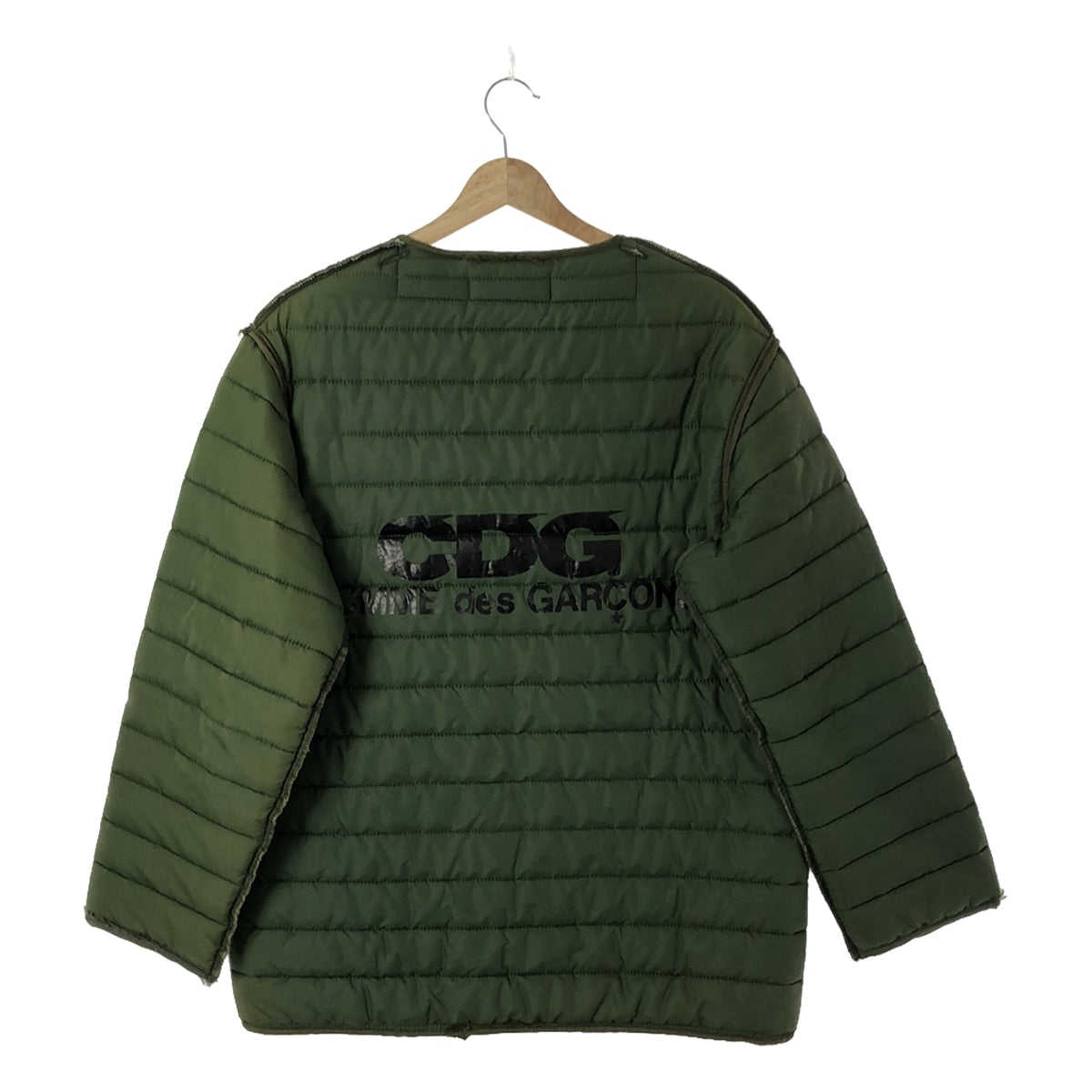 GDS COMME des GARCONS / 굿 디자인 숍 컴 데 갤슨 | 2014AW | 퀼팅 백 프린트 안솜 라이너 재킷 | S | 남성