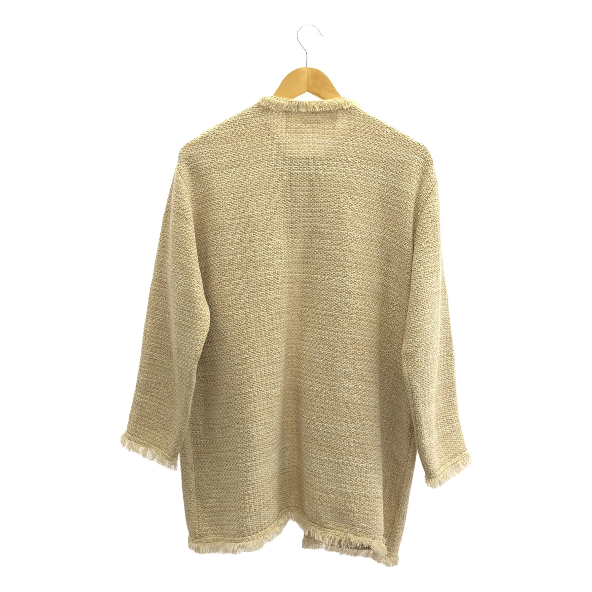 ADAWAS / Ada Wath | No-collar tweed jacket | F | Women's