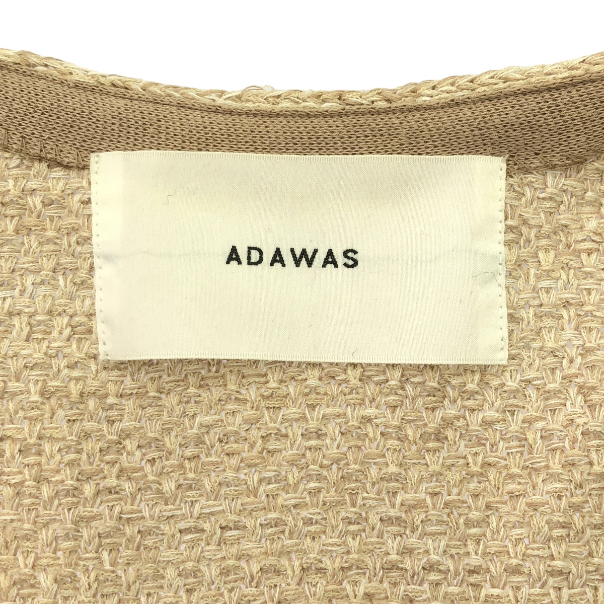 ADAWAS / Ada Wath | No-collar tweed jacket | F | Women's