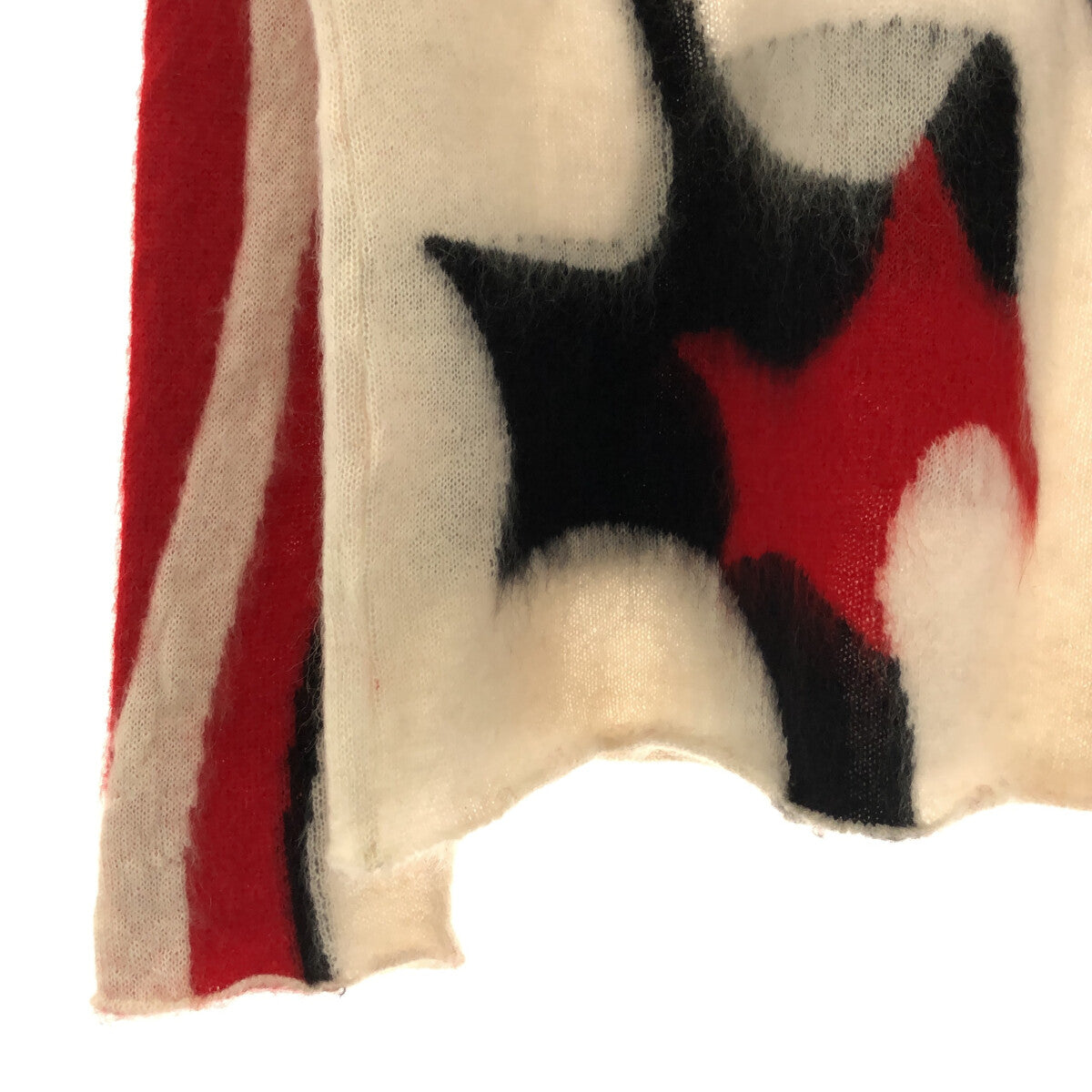 世界是你的 | 2021秋冬 |大標誌馬海毛針織 | M |紅色 |男士