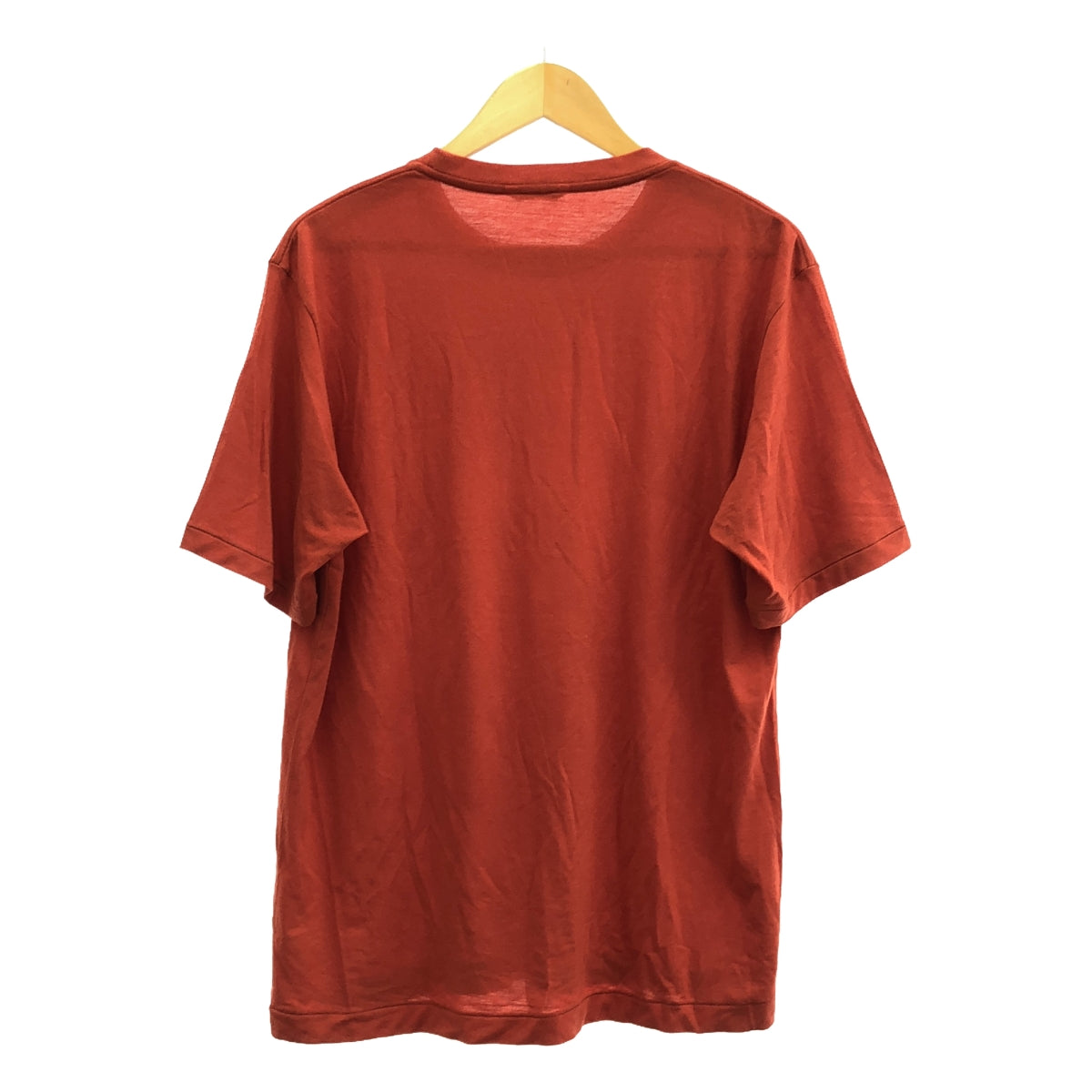 AURALEE / オーラリー | 2023SS | SUPER SOFT WOOL JERSEY TEE / ウールジャージー Tシャツ カットソー | 3 | オレンジ | メンズ