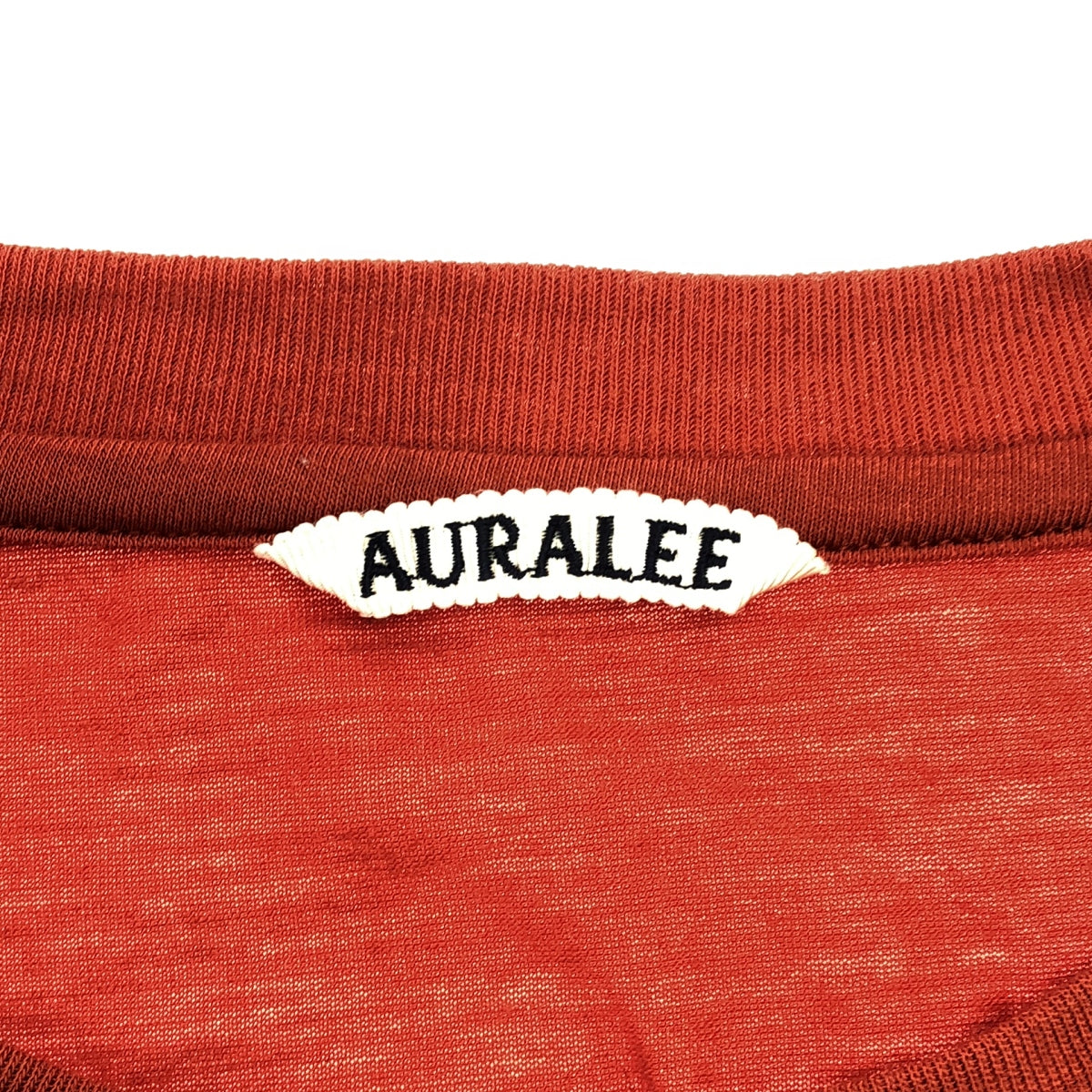 AURALEE / オーラリー | 2023SS | SUPER SOFT WOOL JERSEY TEE / ウールジャージー Tシャツ カットソー | 3 | オレンジ | メンズ