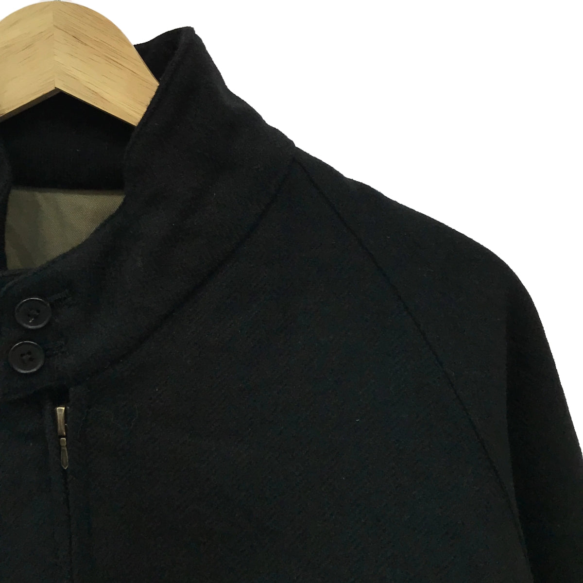 A.PRESSE / アプレッセ | 2024AW | Tweed Harrington Jacket ツイード ハリントン ジャケット | 1 | ブラック | メンズ