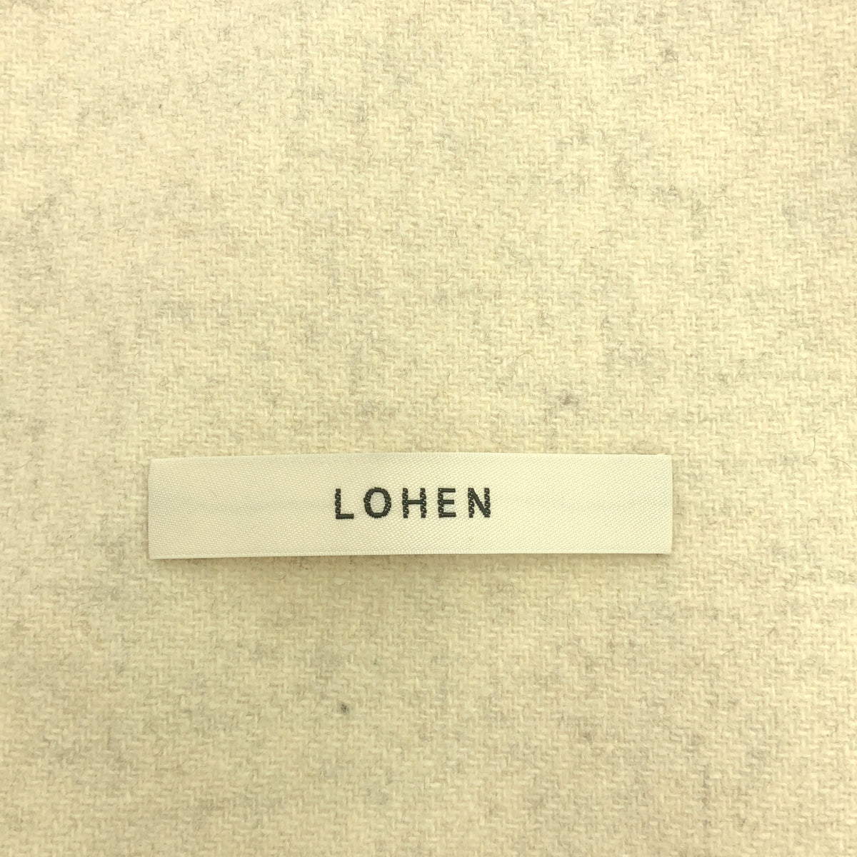 LOHEN / ローヘン | 2023AW | ハードメルトン リバーピーコート | F | アイボリー | レディース