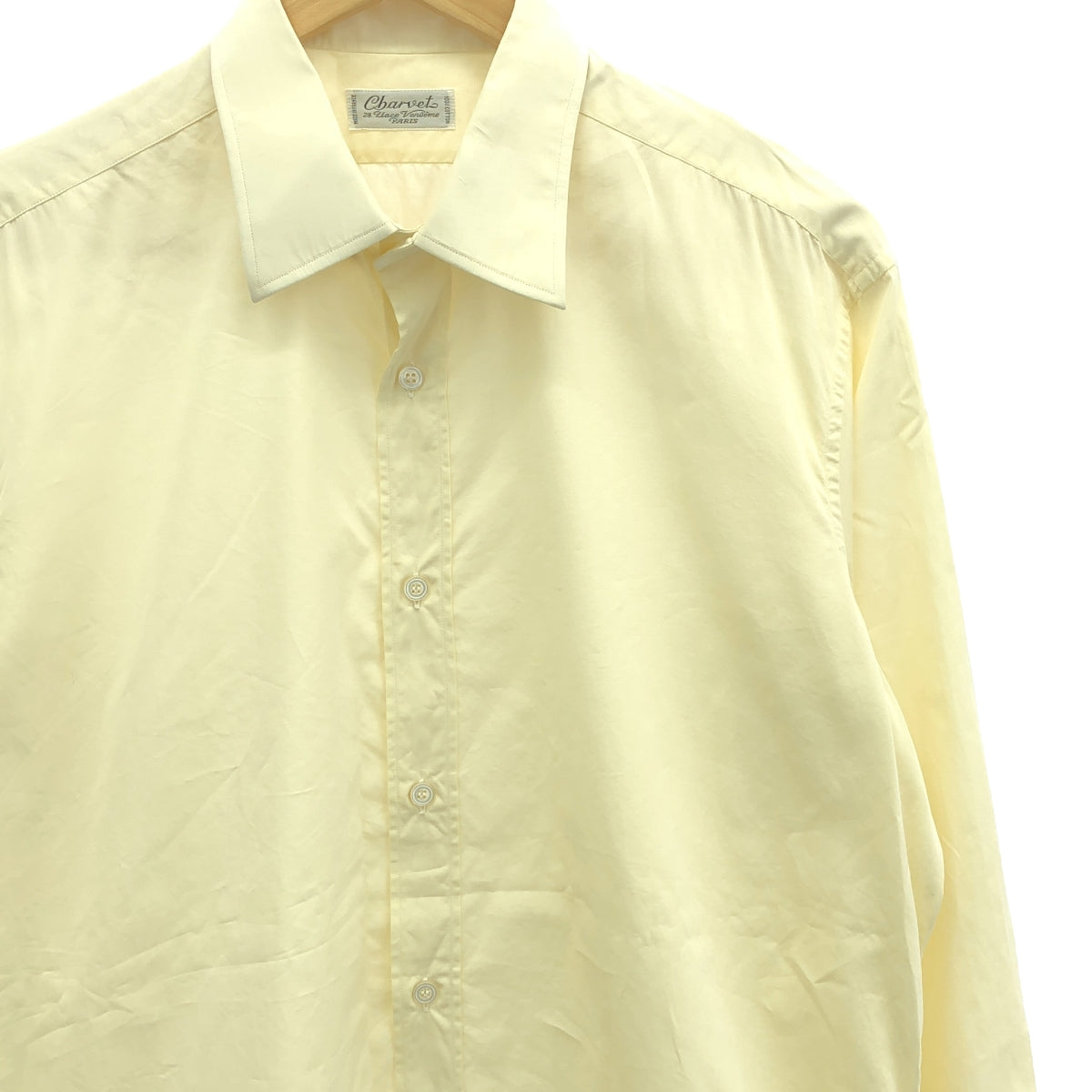 Charvet / シャルベ | コットン レギュラカラー オーバー ドレスシャツ |