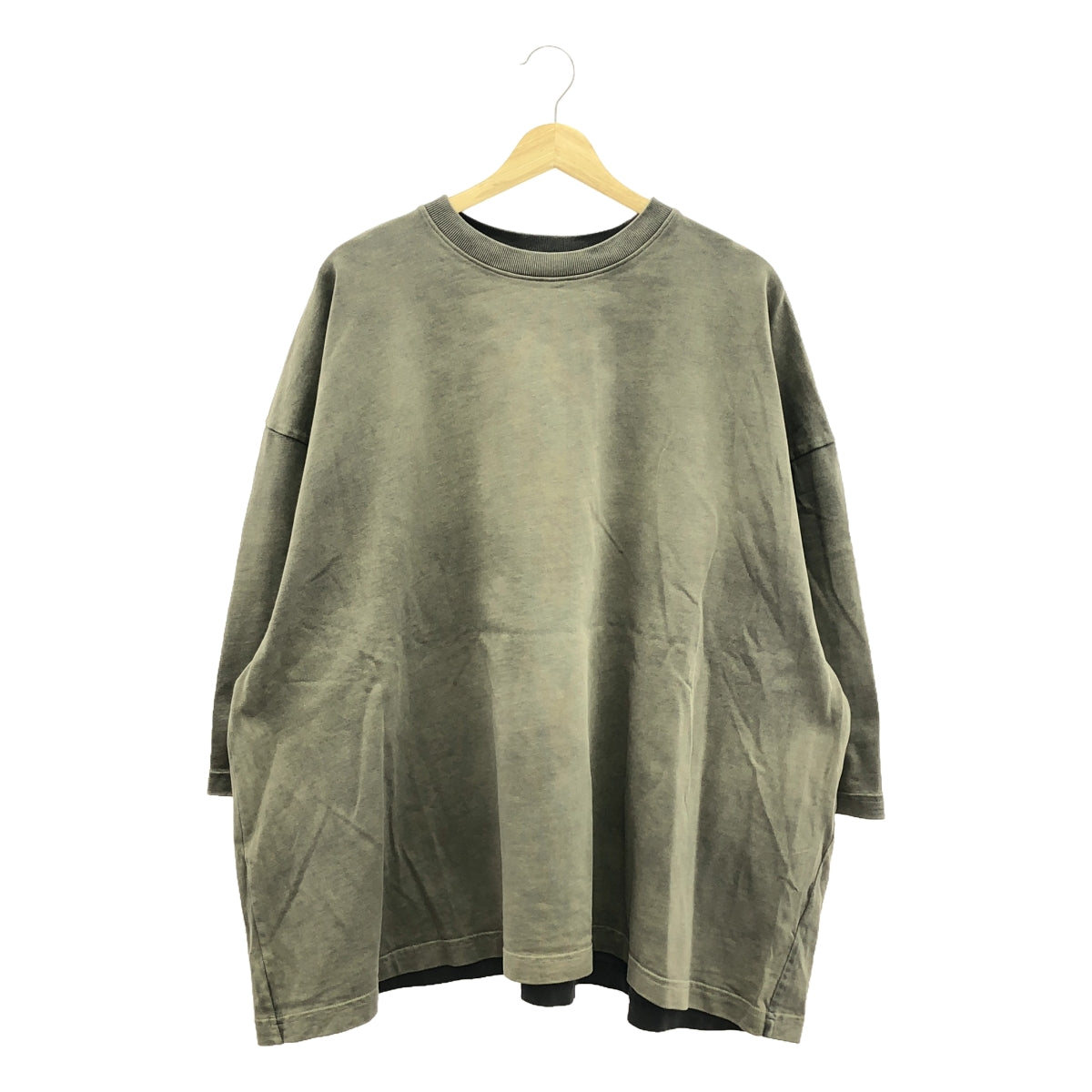 WILLY CHAVARRIA / ウィリーチャバリア | Buffalo T フェード加工 オーバーサイズ Tシャツ | XL | グレー | メンズ