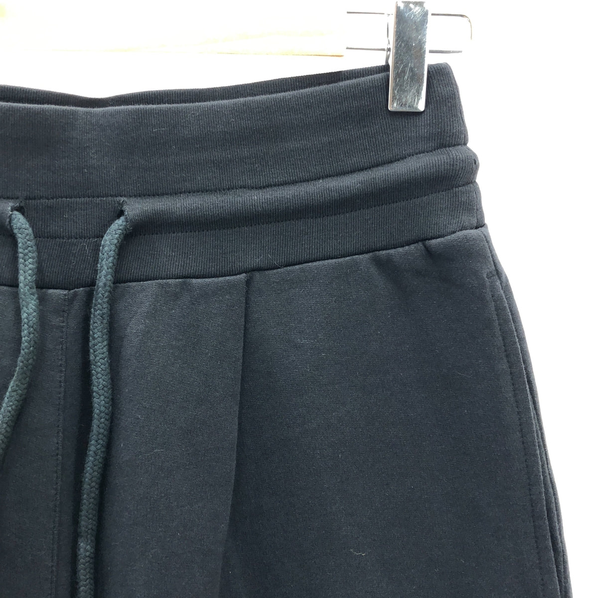 DRIES VAN NOTEN / ドリスヴァンノッテン | コットン ドローストリング スウェット ワイド パンツ | S | ブラック | レディース