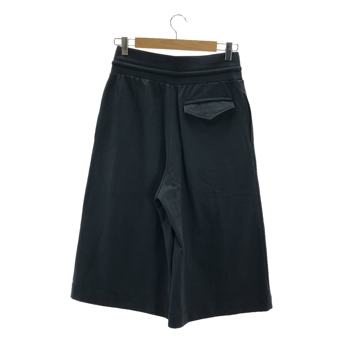 DRIES VAN NOTEN / ドリスヴァンノッテン | コットン ドローストリング スウェット ワイド パンツ | S | ブラック | レディース