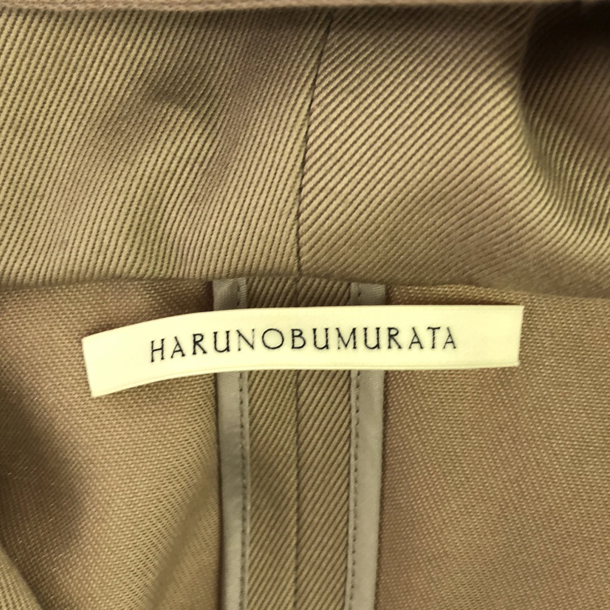 【미품】 HARUNOBUMURATA / 하르노붐 라타 | 2023AW | 슬리브리스 벨티드 오버코트 후디 | 36 | beige | 여성