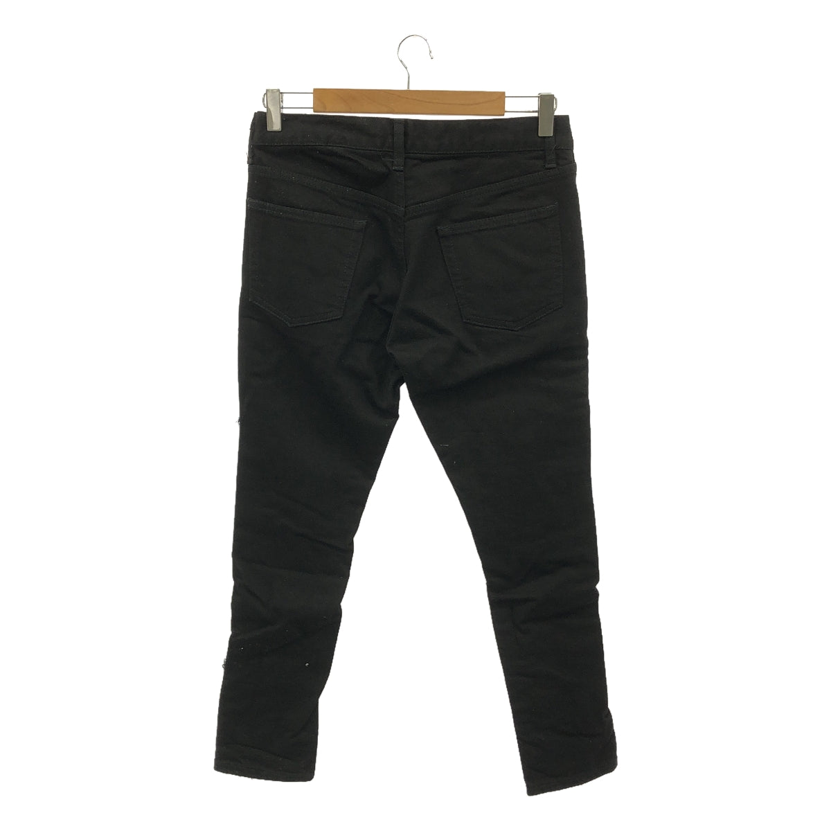 JUNYA WATANABE COMME des GARCONS / ジュンヤワタナベ | 2018SS | ダメージ デザイン デニムパンツ | S | ブラック | レディース