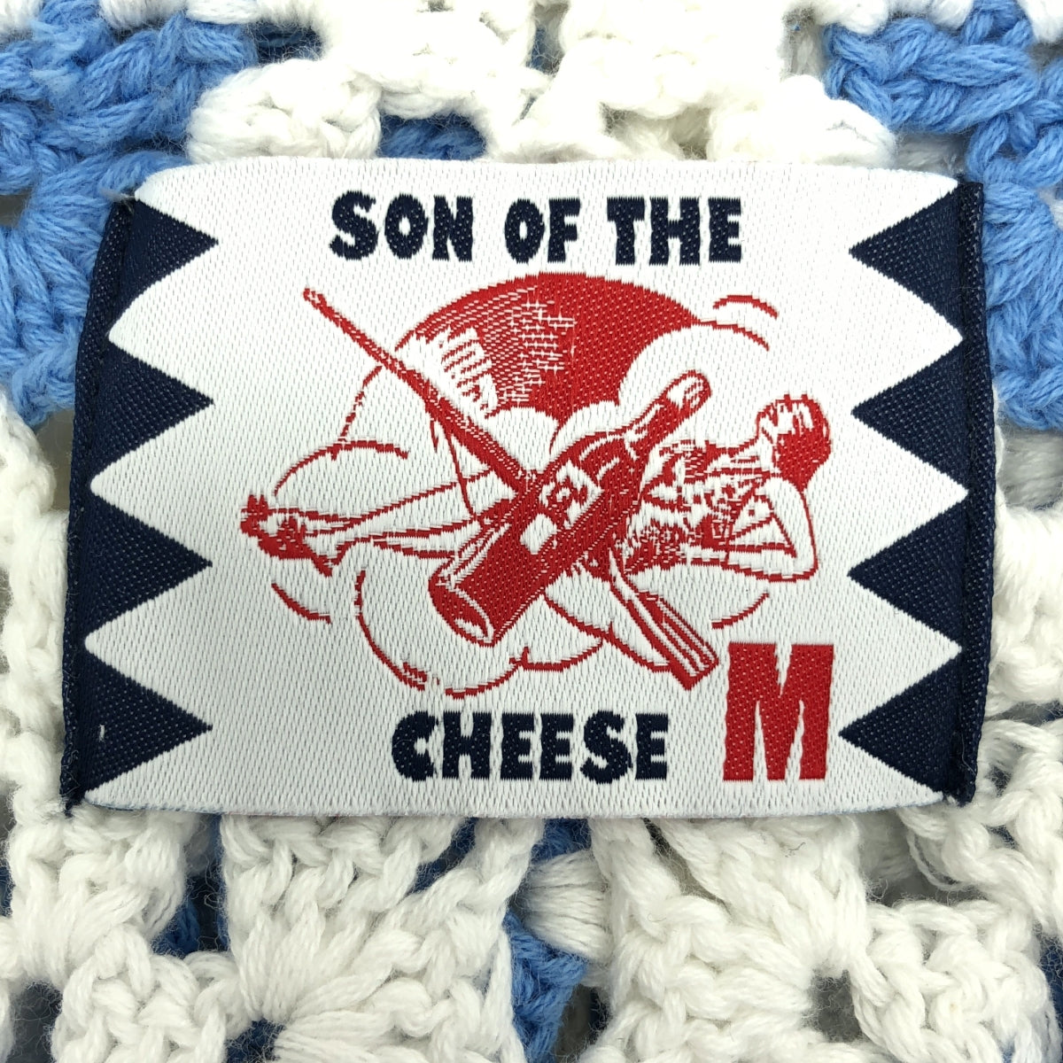 SON OF THE CHEESE / 사노바 치즈 | 2023SS | Flower Knit Shirt 꽃 니트 폴로 셔츠 | M | 남성