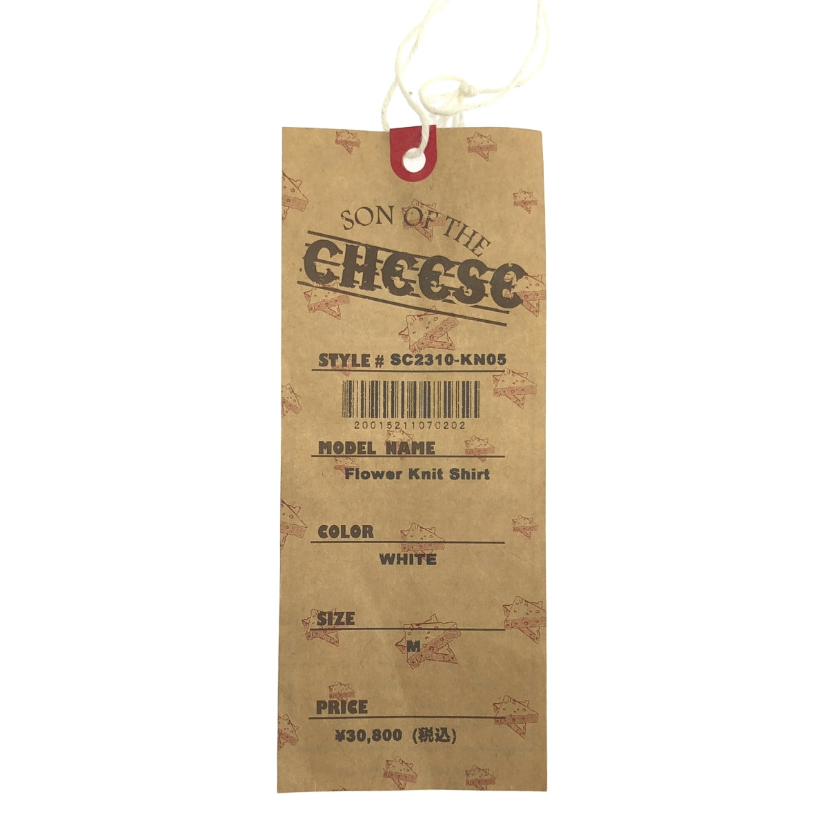 SON OF THE CHEESE / 사노바 치즈 | 2023SS | Flower Knit Shirt 꽃 니트 폴로 셔츠 | M | 남성