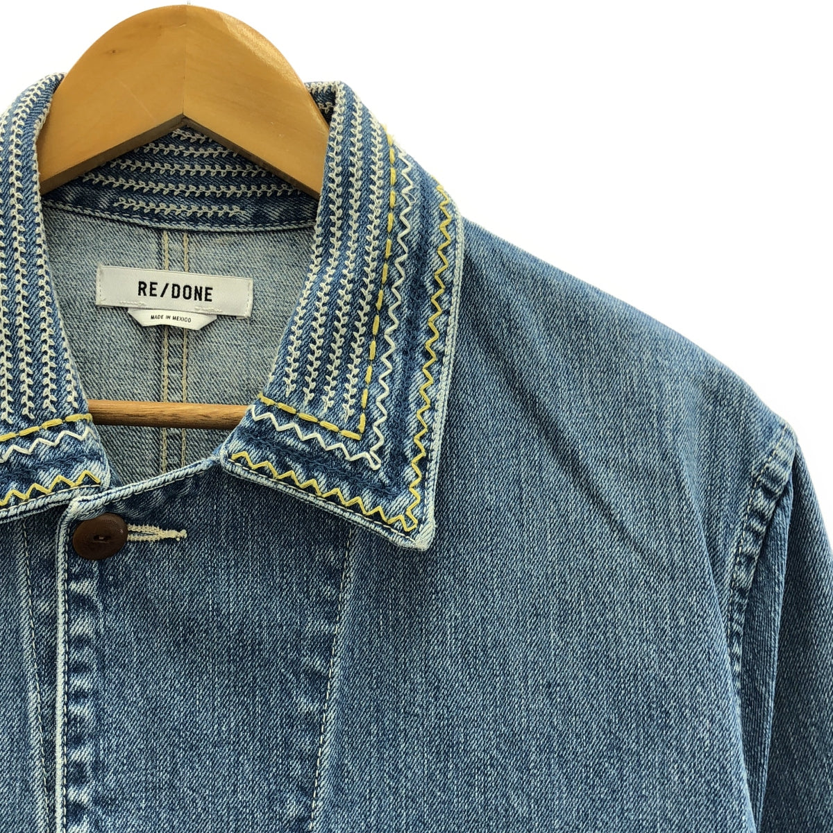 RE/DONE / リダン | Chore Jacket 刺しゅう デニム カバーオール | S | メンズ