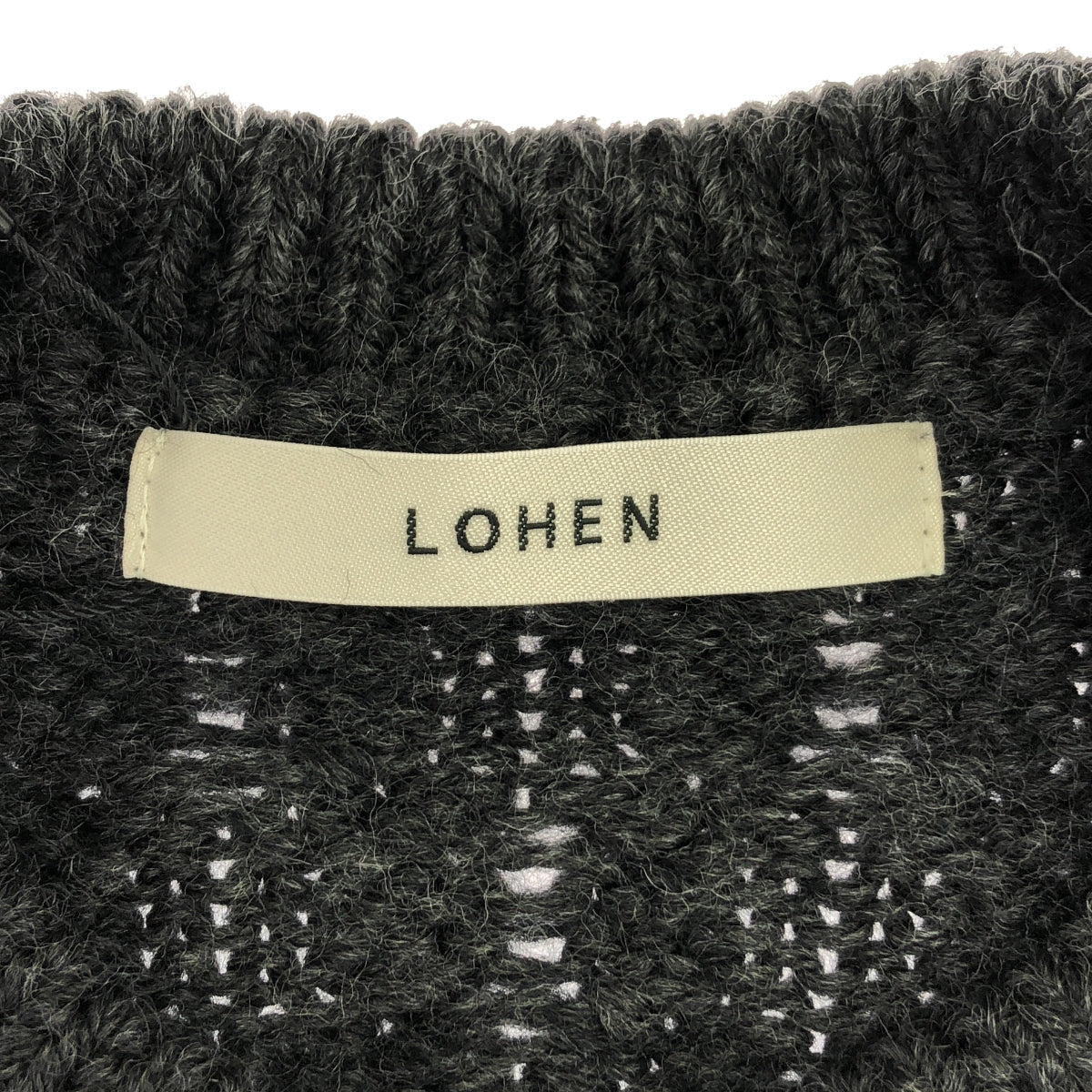 LOHEN / ローヘン | 2023AW | フィッシャーマンクルーニット | F | レディース