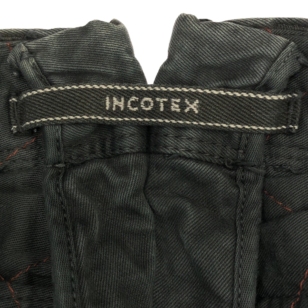 INCOTEX / インコテックス | コットンストレッチ チノ ガーメントダイ スラックス パンツ | 30 | グレー | メンズ