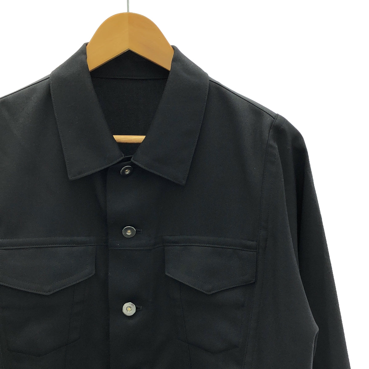 【美品】  IRENISA / イレニサ | 2023AW | +81別注 JEAN JUMPER ウール トラッカー ジャケット | 2 | ブラック | メンズ