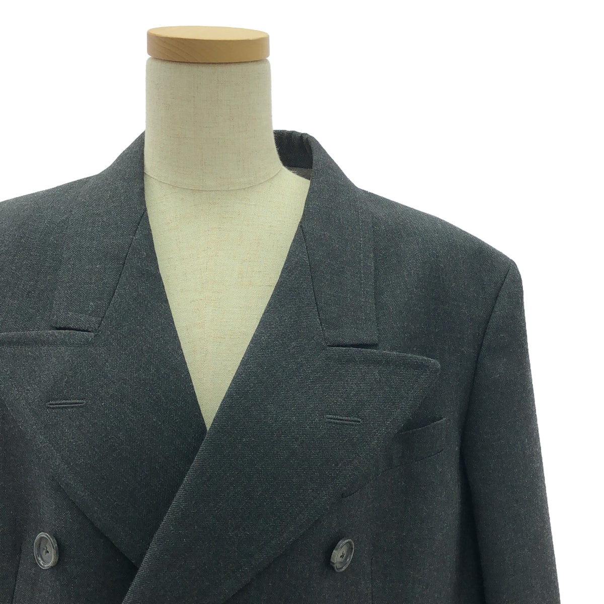 【美品】 Maison Margiela / メゾンマルジェラ | 変形 スリーブレス シングルブレスト ジャケット | 36 | グレー | レディース