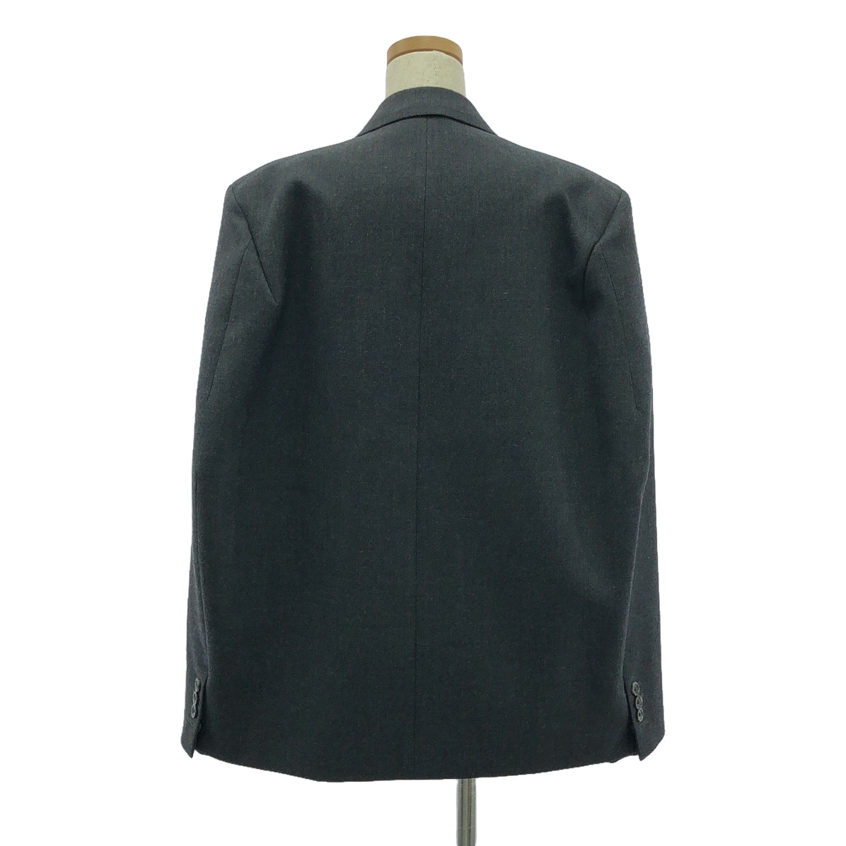【美品】 Maison Margiela / メゾンマルジェラ | 変形 スリーブレス シングルブレスト ジャケット | 36 | グレー | レディース