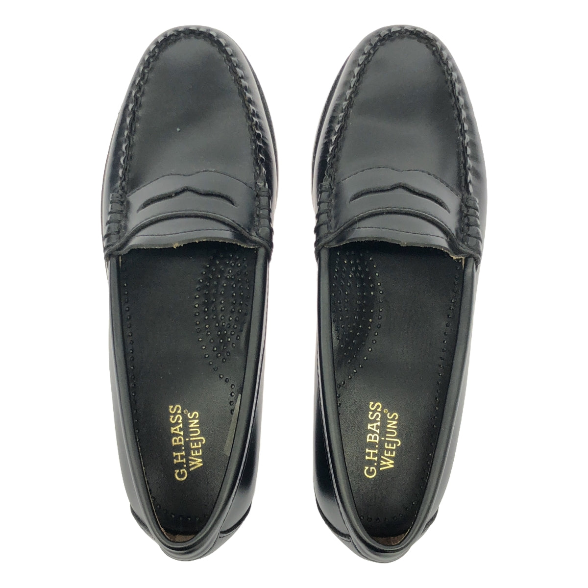 【美品】  G.H.BASS / ジーエイチバス | WEEJUNS PENNY LOAFERS ペニーローファー | US6.5 | ブラック | レディース