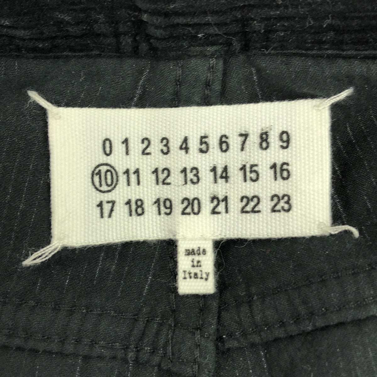 Maison Martin Margiela / メゾンマルタンマルジェラ | 2015AW | Slim Corduroy Pants スリム コーデュロイ パンツ | 48 | ブラック | メンズ