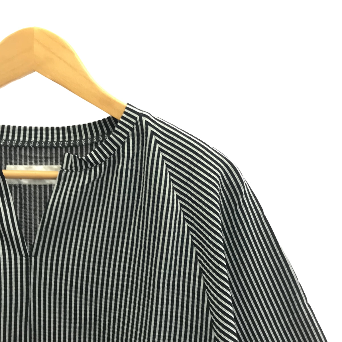 【新品】  prasthana / プラスターナ | wide arm skipper Tシャツ | M | ブラック | メンズ
