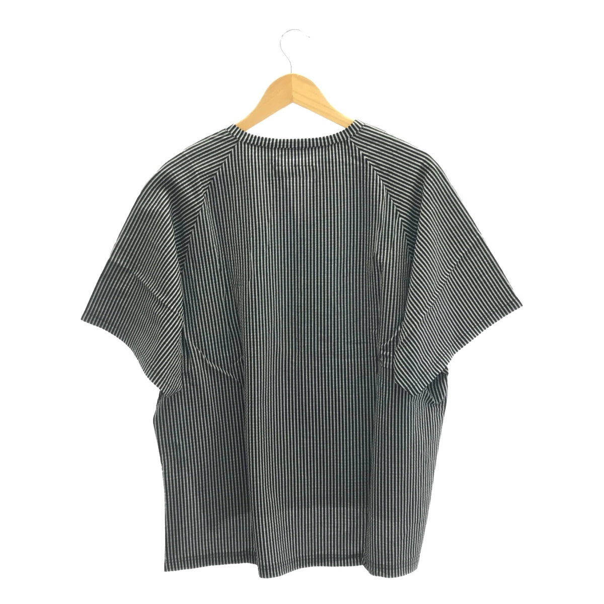 【新品】  prasthana / プラスターナ | wide arm skipper Tシャツ | M | ブラック | メンズ