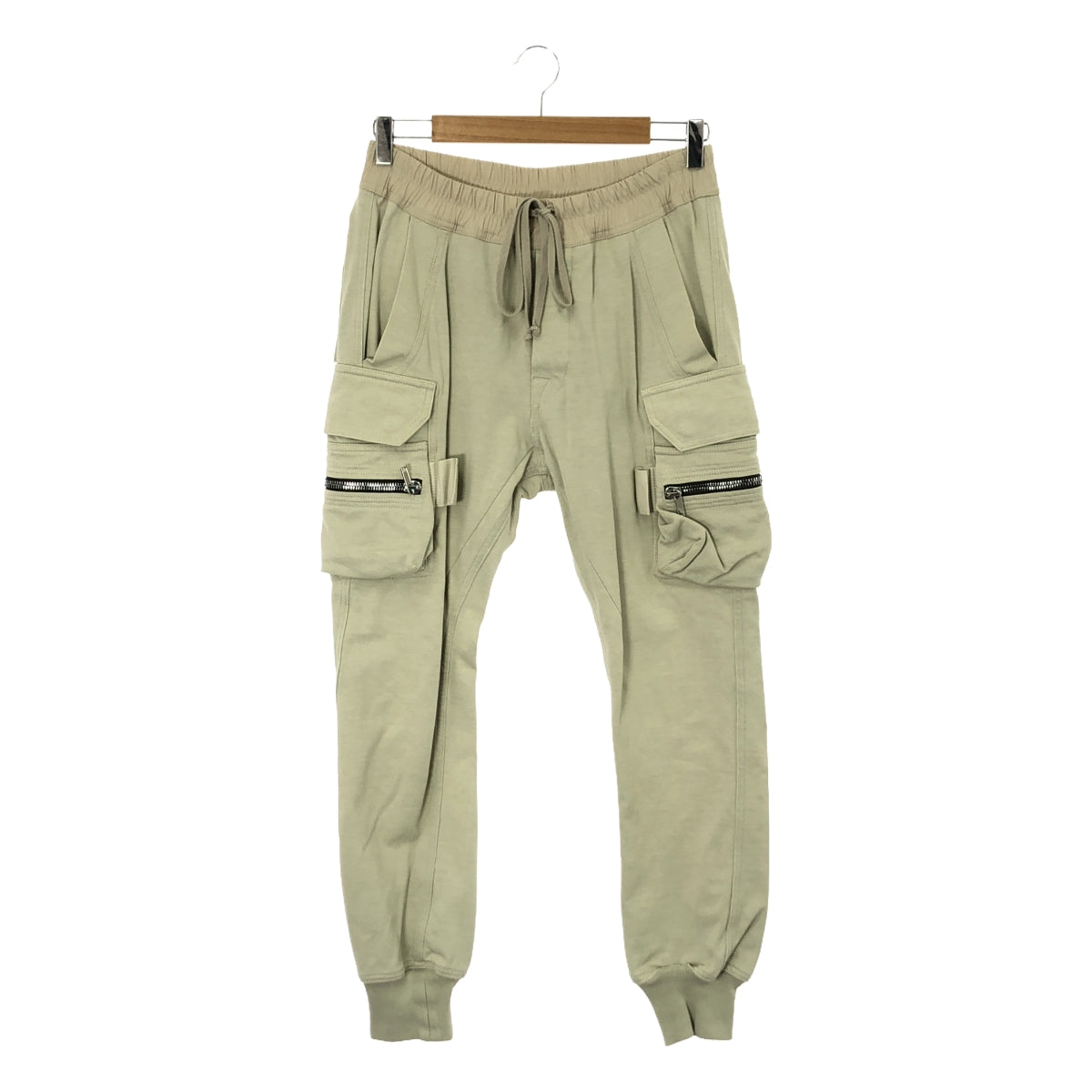 【美品】 Rick Owens / リックオウエンス | 2022FW | MASTODON CARGO PANTS カーゴ スウェット パンツ | 48 | ベージュ系 | メンズ