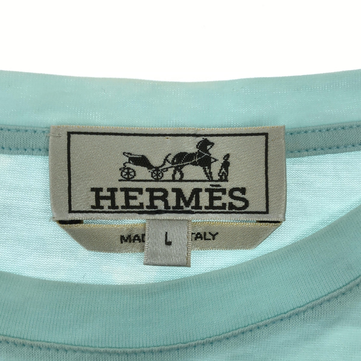 HERMES / エルメス | Hロゴ オデッセイ プリント カットソー | L | メンズ